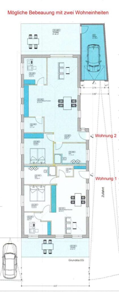 Mögliche Bebauung
