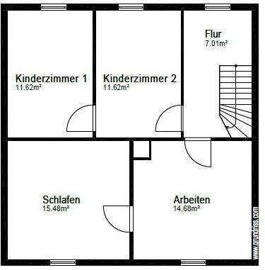 Grundriss Obergeschoss