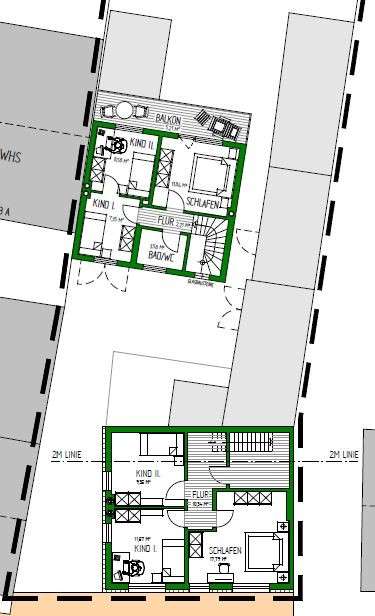 Grundriss Obergeschoss
