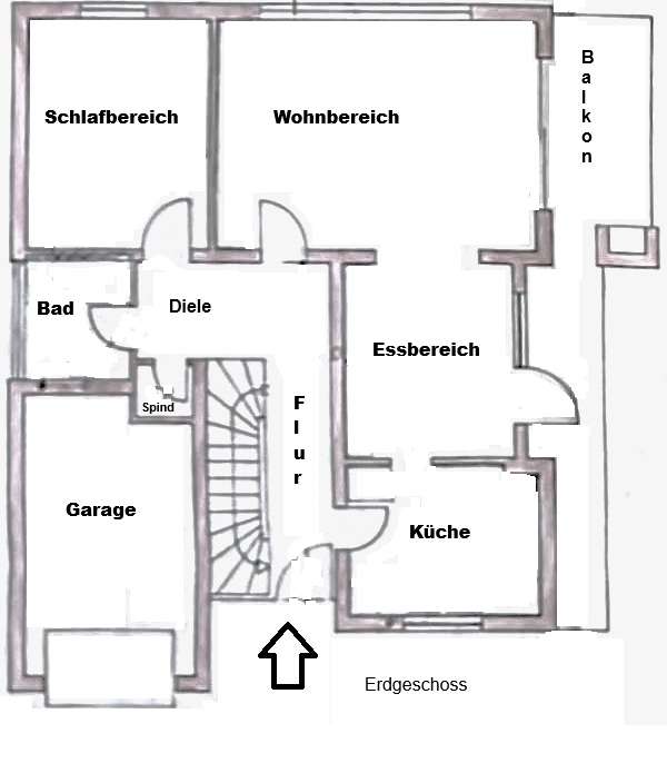 Grundriss Erdgeschoss