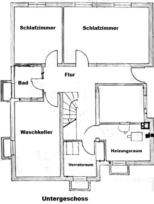 Grundriss Untergeschoss