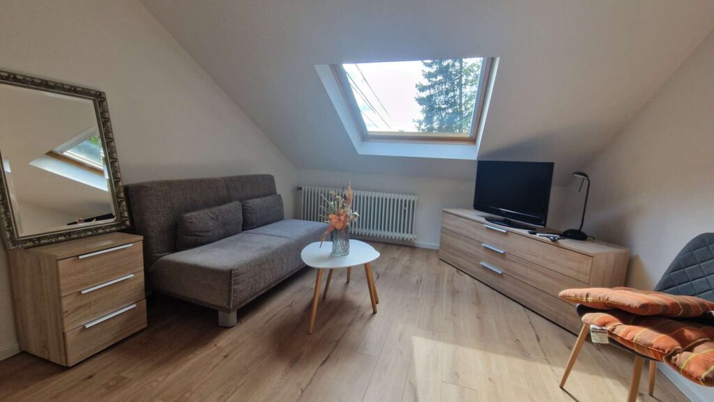 Sitzbereich im Schlafzimmer