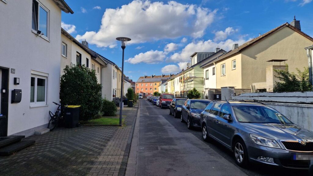 Ansicht der Straße