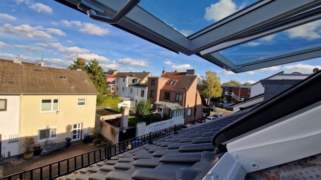 Ausblick aus dem Dachfenster